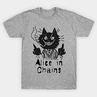 alice in chains and the bad cat T-Shirt